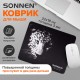 Коврик для мыши SONNEN 'LEOPARD', резина + ткань, 220х180х3 мм, 513314