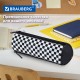 Пенал мягкий BRAUBERG, 3 отделения, нейлон, 21х7х7 см, 'Черно-белый стиль', 273582