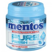 Жевательная резинка MENTOS Pure Fresh (Ментос) 'Свежая мята', 100 г, банка, 20798