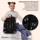 Ранец BRAUBERG PREMIUM, 2 отделения, с брелоком, 'Белый котенок', СВЕТЯЩИЙСЯ, 38х29х16 см, 274392