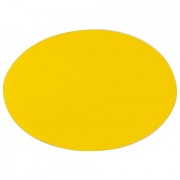 Знак безопасности 'Желтый круг на двери', КОМПЛЕКТ 5шт, d 150мм, пленка, И 16, шк8168, код 1С/И 16