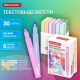 Набор текстовыделителей 30 ЦВЕТОВ BRAUBERG 'SUPER MIX', линия 1-5 мм, мягкий скошенный наконечник, 152539