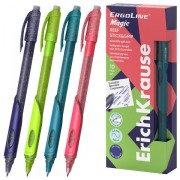 Ручка стираемая гелевая ERICH KRAUSE 'ErgoLine Magic Stick&Grip', СИНЯЯ, корпус ассорти, 0,4 мм, 63145