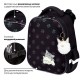 Ранец BRAUBERG LUMINOUS, 2 отделения, с брелоком, 'Paws', СВЕТЯЩИЙСЯ РИСУНОК, 38х29х16 см, 271366