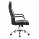 Кресло офисное BRABIX 'Stark EX-547', экокожа, хром, черное, 531948