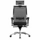Кресло офисное МЕТТА 'SAMURAI' S-3.05, с подголовником, сверхпрочная ткань-сетка, черное
