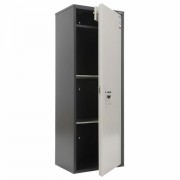 Шкаф металлический для документов ПРАКТИК 'SL-125Т' ГРАФИТ, в1252*ш460*г340мм, 28 кг, сварной, S10799130502