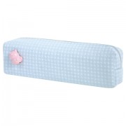 Пенал ЮНЛАНДИЯ ЮНИОР, 1 отделение, полиэстер, аппликация, 'Piggy', 20х6х4 см, 273804