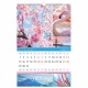 Календарь на гребне с ригелем, 2021 год, 30х45 см, 12 л., 'ЛЮКС', 'Мир в цвете', HATBER, 12Кнп3гр_23504