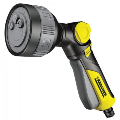 Пистолет для полива KARCHER (КЕРХЕР) Plus, многофункциональный, регулировка формы струи и напора, пластик, 2.645-269.0