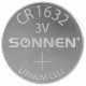 Батарейка литиевая SONNEN Lithium CR1632, 'таблетка, дисковая, кнопочная', 1 шт., блистер, 457138
