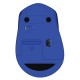 Мышь беспроводная LOGITECH M330, 2 кнопки+1 колесо-кнопка, оптическая, синяя, 910-004910