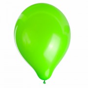 Шары воздушные ZIPPY (ЗИППИ) 10' (25 см), комплект 50 шт., неоновые зеленые, в пакете, 104184