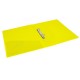 Папка на 2 кольцах BRAUBERG 'Neon', 25 мм, внутренний карман, неоновая, желтая, до 170 листов, 0,7 мм, 227457