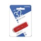 Флеш-диск 32 GB, SMARTBUY Dock, USB 2.0, красный, SB32GBDK-R