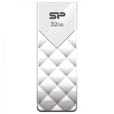 Флеш-диск 32 GB SILICON POWER Ultima U03 USB 2.0, белый, SP32GBUF2U03V1W