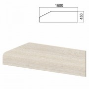 Экран-перегородка к столам 'Арго', шириной 1600 мм, ясень шимо