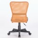 Кресло компактное BRABIX 'Smart MG-313', без подлокотников, комбинированное, черное/оранжевое, 531844