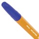 Ручка шариковая BRAUBERG 'Carina Orange', СИНЯЯ, корпус оранжевый, узел 1 мм, линия письма 0,5 мм, 141668