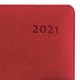 Ежедневник датированный 2021 А5 (148х218 мм) GALANT 'Ritter', кожзам, красный, 111517