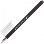 Ручка гелевая BRAUBERG 'Matt Gel', ЧЕРНАЯ, корпус soft-touch, узел 0,5 мм, линия 0,35 мм, 142944