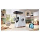 Мясорубка BOSCH MFWS420W, мощность 1900 Вт, производительность 2,5 кг/мин, металлический шнек, реверс