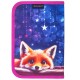 Пенал BRAUBERG, 1 отделение, 2 откидные планки, полиэстер, 21х14 см, Cute fox, 272318