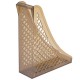 Лоток вертикальный для бумаг BRAUBERG ECO, 240х80х290 мм, сетчатый, дымчатый, 239015