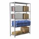 Стеллаж металлический BRABIX 'MS Plus-200/60-5', 2000х1000х600 мм, 5 полок, регулируемые опоры, 291111, S241BR166502