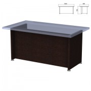 Каркас стола письменного 'Приоритет' (1600х900х750 мм), венге, К-902, К-902 венге