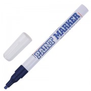 Маркер-краска лаковый (paint marker) MUNHWA 'Slim', 2 мм, ЧЕРНЫЙ, нитро-основа, алюминиевый корпус, SPM-01