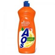 Средство для мытья посуды 900 мл, AOS 'Лимон', 1724-3