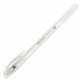 Ручка гелевая BRAUBERG 'White Pastel', БЕЛАЯ, корпус прозрачный, узел 1 мм, линия письма 0,5 мм, 143417