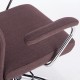 Кресло офисное BRABIX 'Flight EX-540', хром, ткань, сетка, коричневое, 531849