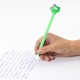 Ручка с топпером шариковая ЮНЛАНДИЯ 'Цветущий кактус', корпус ассорти, СИНЯЯ, пишущий узел 0,7 мм, 143781