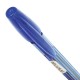 Ручка шариковая автоматическая BIC 'Cristal Clic', корпус тонированный, СИНЯЯ, узел 1 мм, линия письма 0,32 мм, 8507332