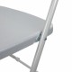 Стул складной BRABIX 'Golf CF-002', серый каркас, пластик серый, 531564