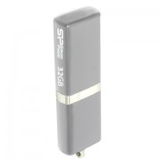Флеш-диск 32 GB, SILICON POWER LuxMini 710, USB 2.0, металлический корпус, серебристый, SP32GBUF2710V1S