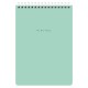 Блокнот А5 146х206 мм, 60 л., гребень, картон, жесткая подложка, клетка, BRAUBERG 'Minimal Pastel', 116427