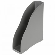 Лоток вертикальный для бумаг BRAUBERG 'Cosmo' (260х85х315 мм), серый, 237007