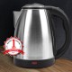 Чайник KT-118, 1,8 л, 1500 Вт, закрытый нагревательный элемент, нержавеющая сталь, серебристый, 452926