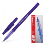 Ручка шариковая STABILO 'Liner', ФИОЛЕТОВАЯ, корпус фиолетовый, узел 0,7 мм, линия письма 0,3 мм, 808/55