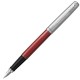 Ручка перьевая PARKER 'Jotter Kensington Red CT', корпус красный, детали из нержавеющей стали, синяя, 2030949