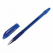 Ручка шариковая масляная с грипом STAFF 'Manager OBP-10', СИНЯЯ, узел 0,7 мм, линия письма 0,35 мм, 143743