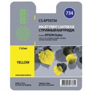 Картридж струйный CACTUS (CS-EPT0734) для EPSON Stylus С79/СХ3900/4900/5900/7300, желтый