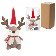 Украшение новогоднее интерьерное 40 см 'Забавный оленёнок', полиэстер, ЗОЛОТАЯ СКАЗКА, 592509