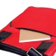 Сумка-мини на ремне BRAUBERG 'Palermo', для повседневной переноски личных вещей, 27х23 см, ткань, красная, 240503