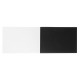 Папка для эскизов/планшет А4 210х297 мм, 30 листов, 2 цвета, 160 г/м2, твердая подложка, 'Черный и белый', ПЛ-0304