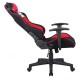 Кресло компьютерное BRABIX 'GT Racer GM-101', подушка, ткань, черное/красное, 531820