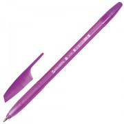 Ручка шариковая BRAUBERG 'X-333' VIOLET, ФИОЛЕТОВАЯ, корпус тонированный фиолетовый, узел 0,7 мм, линия письма 0,35 мм, 142833